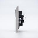 MK Logic Plus K2657SAWHI, 13A Single Switch Socket with NEON Indicator