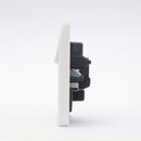 MK Logic Plus K2757WHI, 13A Single Switch Socket Outlet