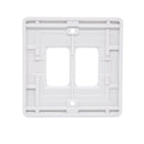 MK Logic Plus K3632, Two Gang Grid Switch Front Plate