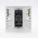 MK Logic Plus K4870WHI, 10A Single 1 Way Plate Switch