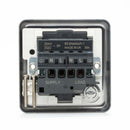 MK Albany Plus K5233BRC 20A Double Pole Switch With NEON in Brushed Chrome Finish