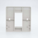MK Logic Plus K181WHI, Single Module Euro Front Plate for Telephone, Data, Satellite