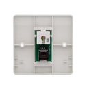 MK Logic Plus Single Module Front Plate with Telephone Socket Outlet in White.