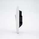 MK Logic Plus K4871WHI, 10A Single 2 Way Plate Switch