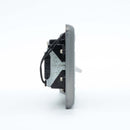 MK Albany Plus K5261BRC 45A Double Pole Main Switch and 13A Switch Socket Outlet with NEON in Brushed Chrome Finish