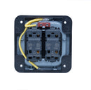 MK Masterseal K56402GRY, 10A Twin 1 Way Weatherproof Switch