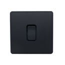 MK Dimensions Black Finish 20A Single 2 Way Grid Switch
