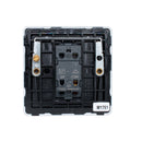 MK Dimensions Black Finish, 10A Single 1 Way Grid Switch