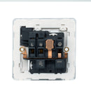 MK Dimensions 15A Single Switch Socket Outlet - Champagne Finish